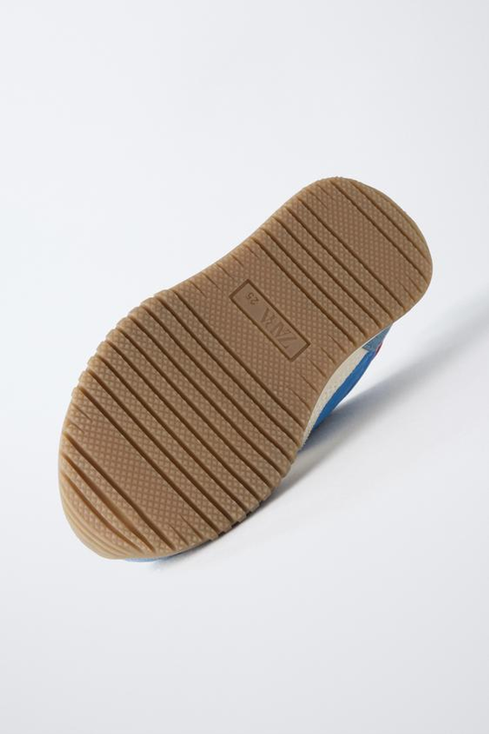 ZARA СПОРТИВНЫЕ КРОССОВКИ ИЗ ЗАМШИ, ЯРКО-СИНИЙ