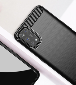 Чехол для OPPO Realme 7 Pro, серии Carbon (карбон дизайн) от Caseport