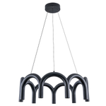 Подвесная светодиодная люстра Arte Lamp WARHOL A3258LM-45BK