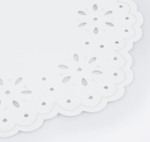 Салфетки большие "Белое кружево" 16 шт. (16,5 х 16,5см)