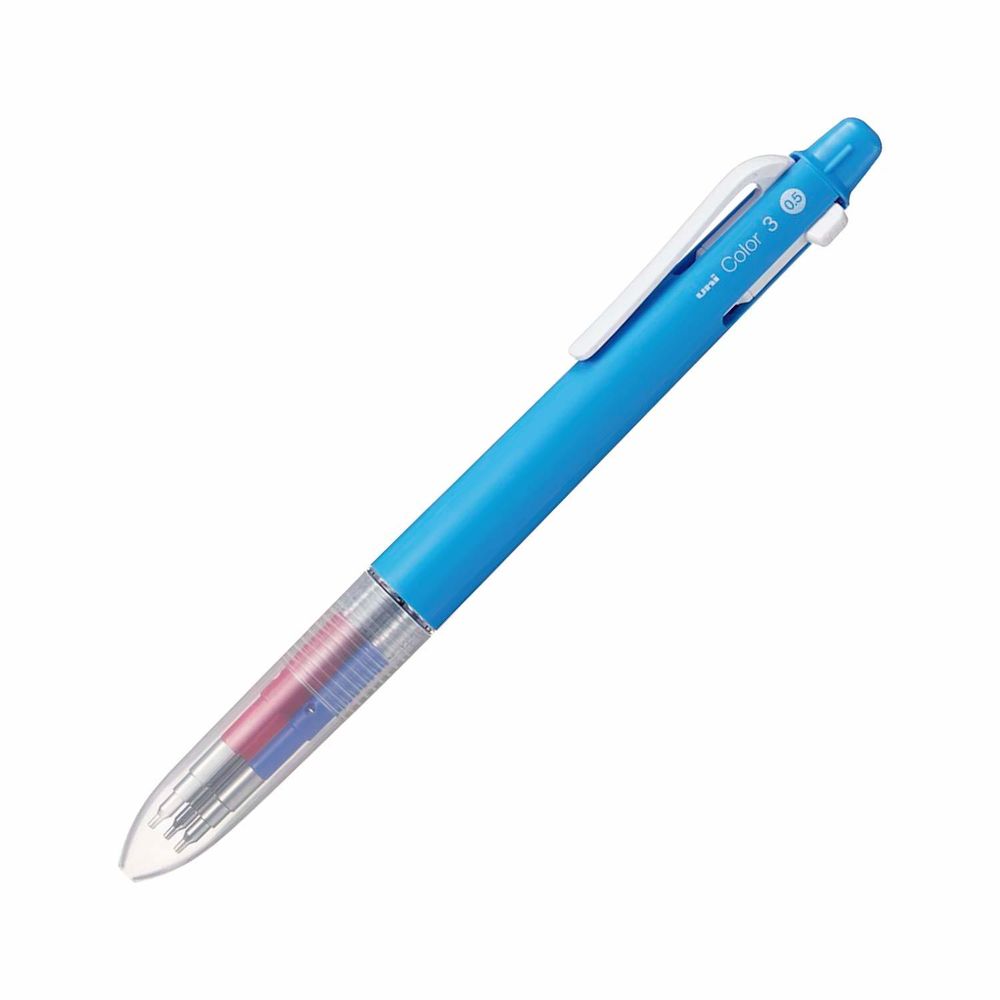 Цветной механический мульти-карандаш 0,5 мм Uni Color 3 голубой
