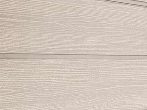 Cайдинг из ДПК. Sorbus Радиальный распил. Цвет бежевый.