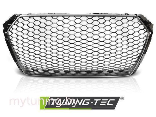 Решетка радиатора MATT GRAY SILVER RS-STYLE для Audi A4 B9