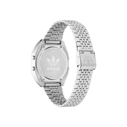 Adidas Originals Wrist Watch Electronic Movement Stainless Steel Strap Gray Dial Unisex 50m Water Resistant