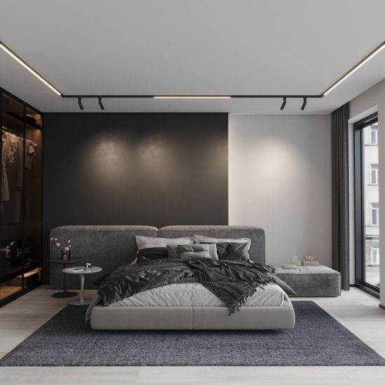 359374 KONST NT24 036 черный Светильник диммир. со сменой цв. температ. (управл. - пульт ДУ или прилож. Smart Life) IP20 LED 10W 48V 3000-6000К GLAT