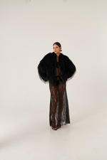 Комплект юбка/митенки из кружева