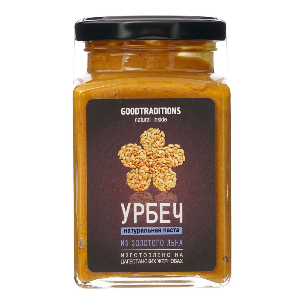 Урбеч из семян золотистого льна, 230г (Good Traditions)