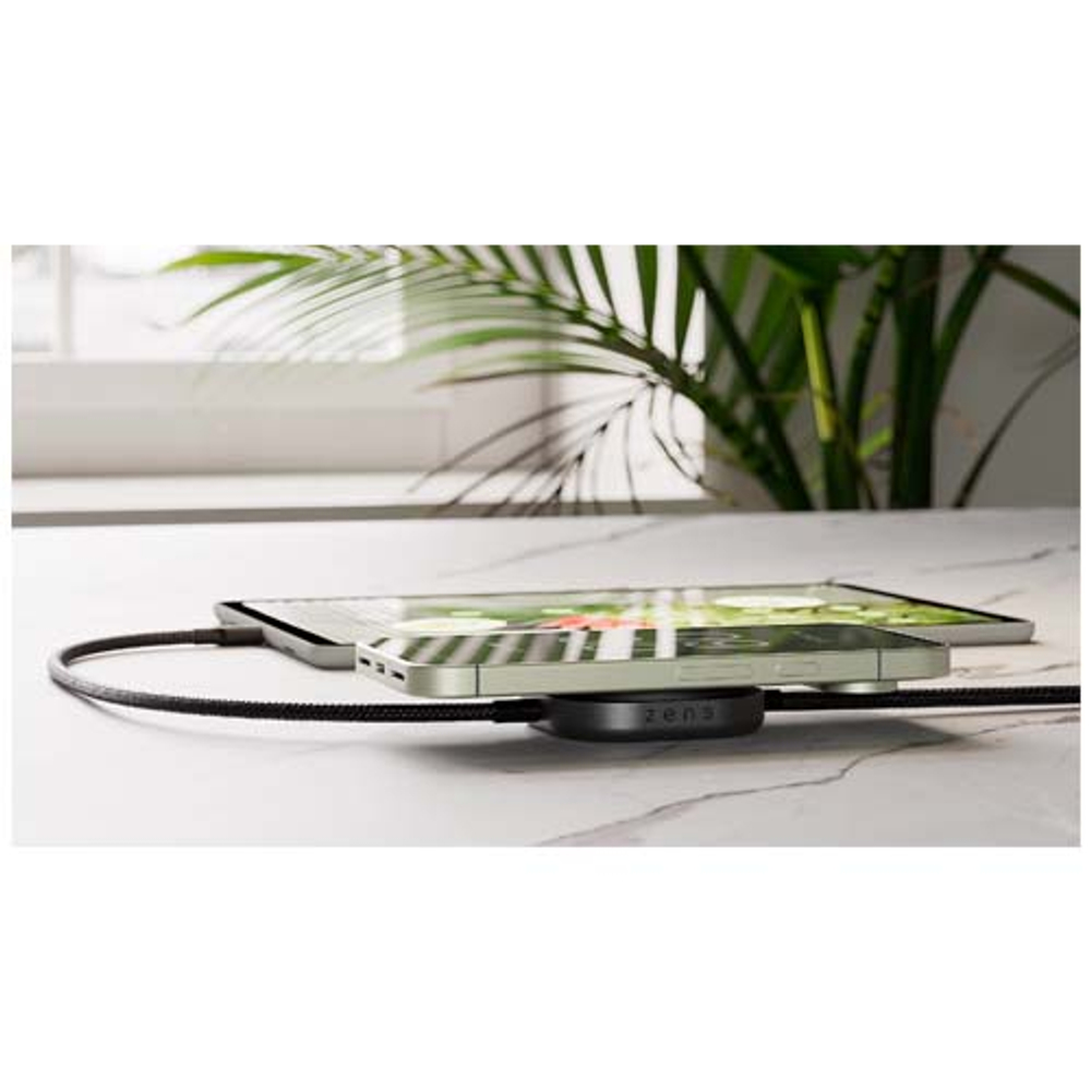Зарядный кабель 2-в-1 Zens Pro 2 USB-C мощностью 240 Вт