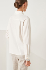 22832 Блузка женская (молочный)