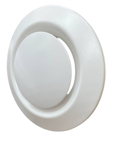 Анемостат вентиляционный 125 мм универсальный из ABS пластика