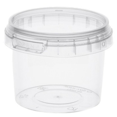 Контейнер круглый 120 мл (Н-53, D-69) упорное кольцо+конт.замок (480 шт.) ВЗЛП комплект 1508кп