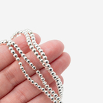 Гематин (гематит), оттенок "Серебристый", шар (разделитель) 3,3мм