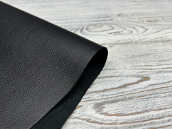 Nappa Misty Nero (0,9-1,1 мм), цв. Черный, натуральная кожа