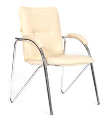 Офисное кресло Chairman   850   экокожа Terra 101 бежевый (собр.)