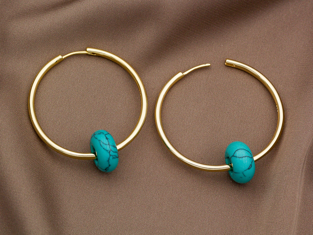 Серьги-Кольца, 40мм
