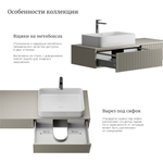 Тумба для ванной подвесная WVR 123