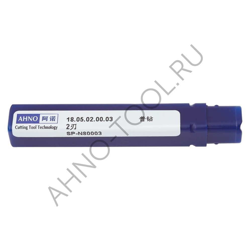 Сверло  6.2мм монолитное твердосплавное 3D без подвода СОЖ. для цвет.металлов SP-N800030620 VHM AHNO
