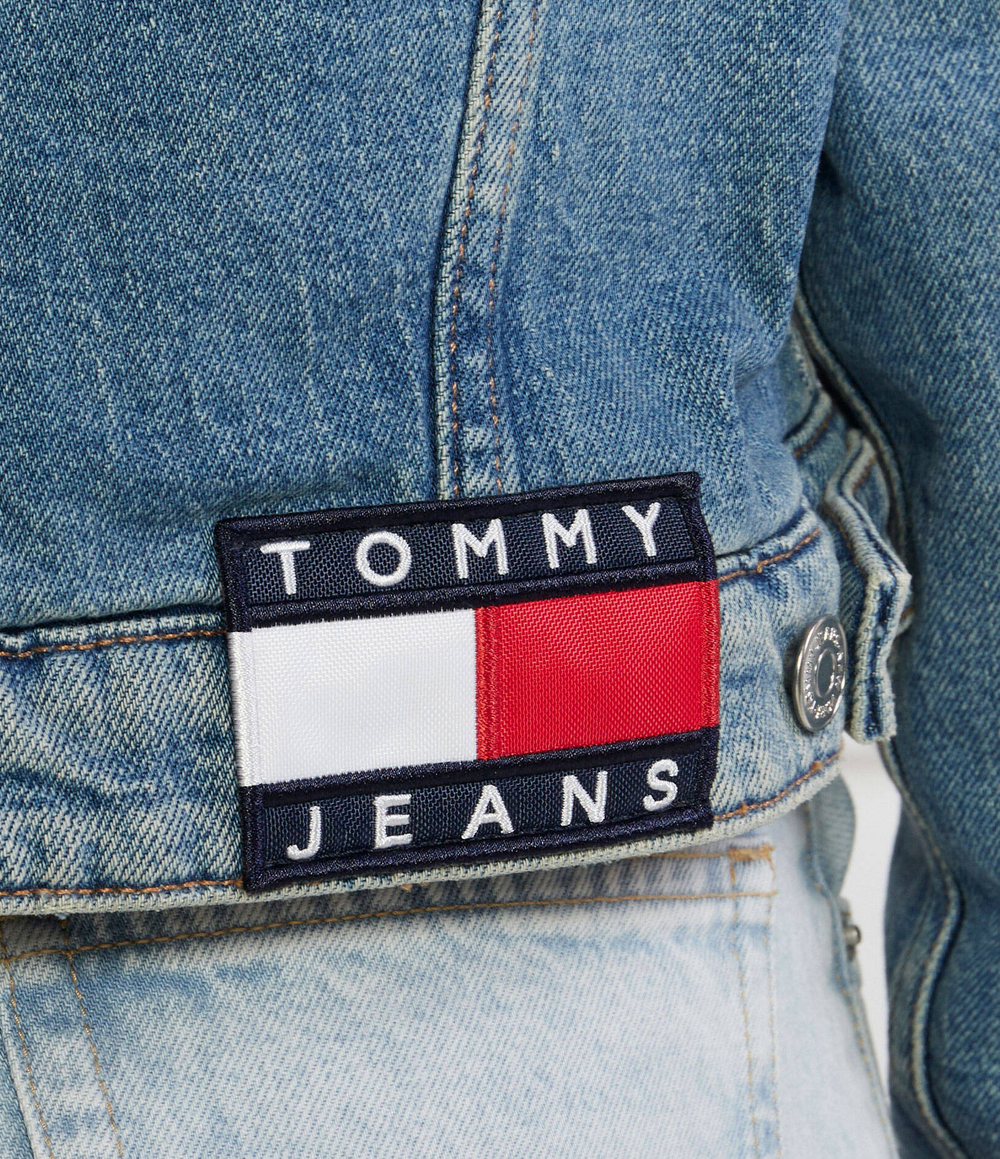 Утепленная джинсовая куртка IZZIE ACK teddy Tommy Jeans - голубой(DW0DW16833)