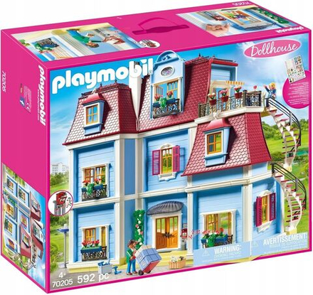 Конструктор Playmobil Dollhouse - Большой кукольный домик со звуком - Плеймобиль 70205