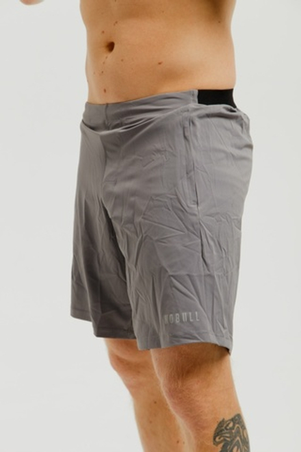 Шорты NOBULL серые на тонкой