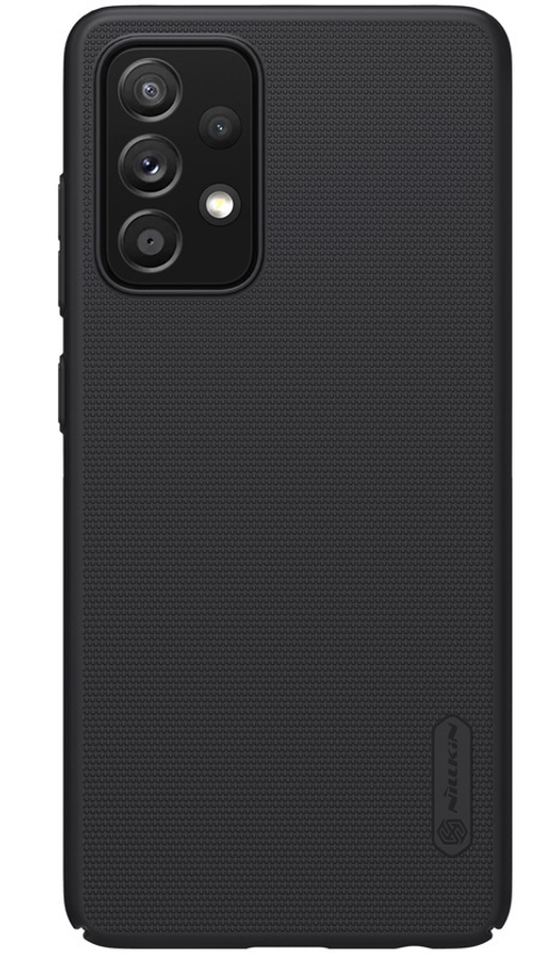 Чехол от Nillkin для Samsung Galaxy A52 (4G и 5G) с 2021 года, серия Super Frosted Shield черного цвета