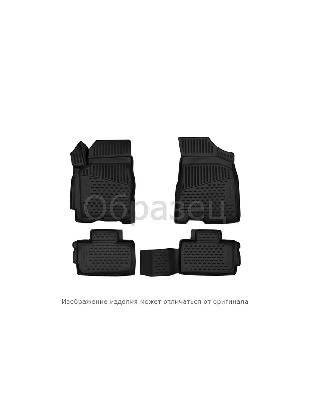 Коврики в салон для RENAULT Logan 2004-2009, 2010-, 4 шт. (полиуретан) NLC.41.05.210K