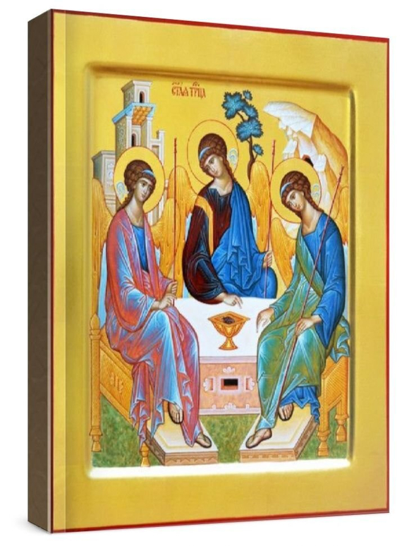 Троица (рукописная икона)