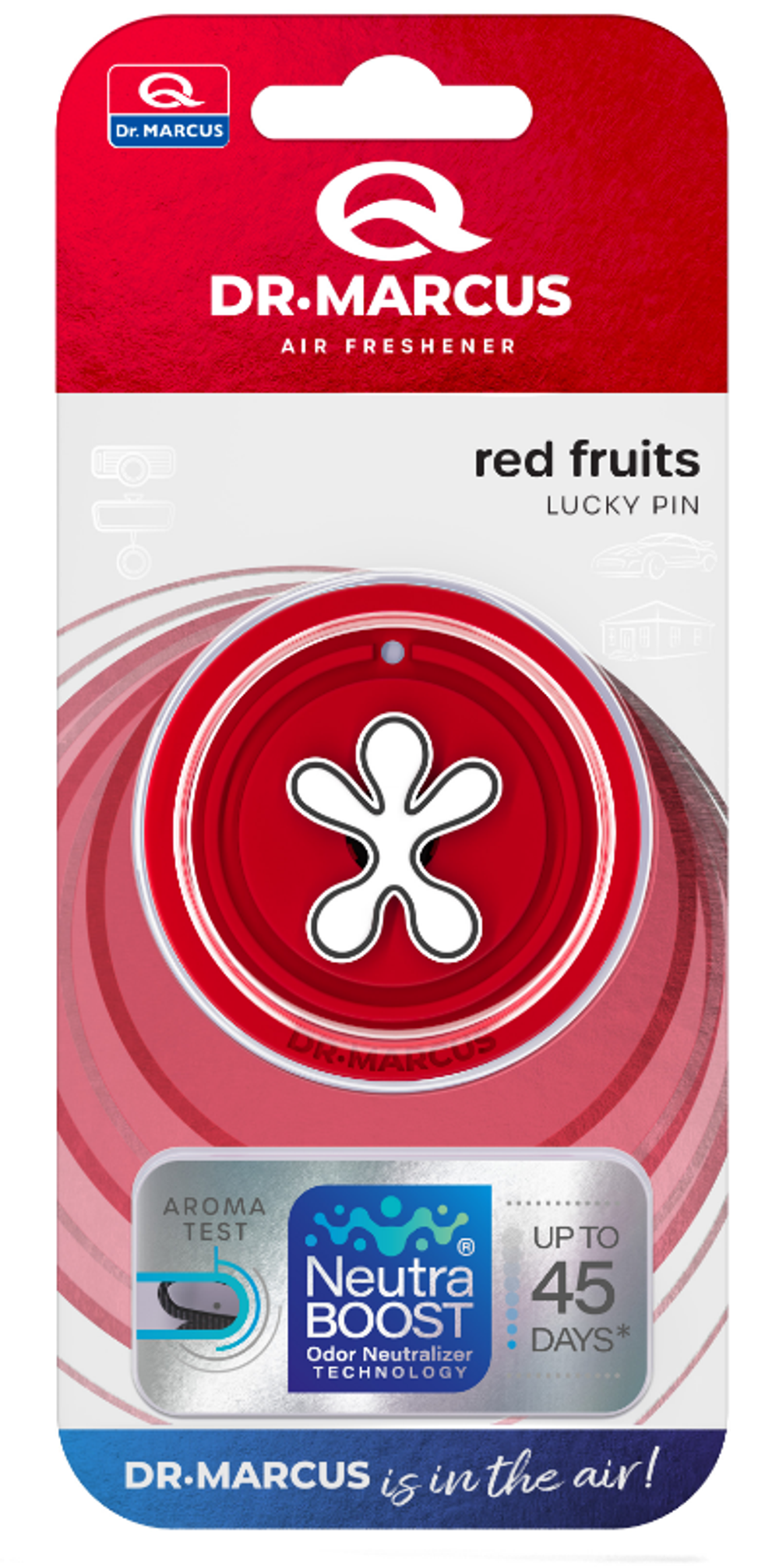 Ароматизатор-игрушка Dr Marcus Lucky Pin - Red Fruits\Спелые Фрукты