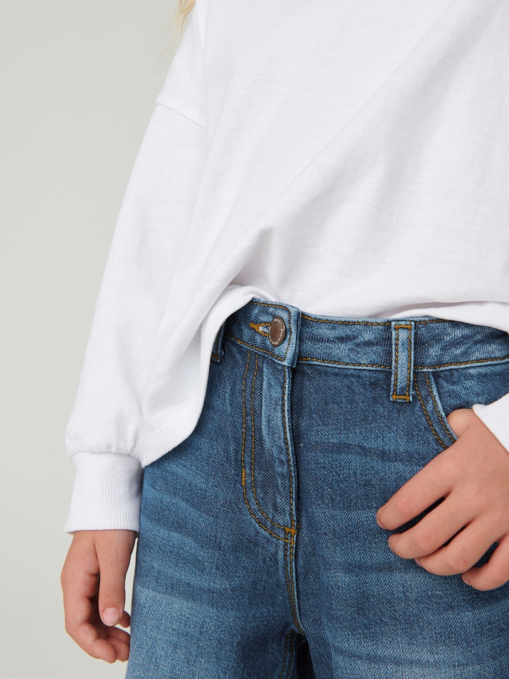 Джинсы для девочки Next M42-108, Синий