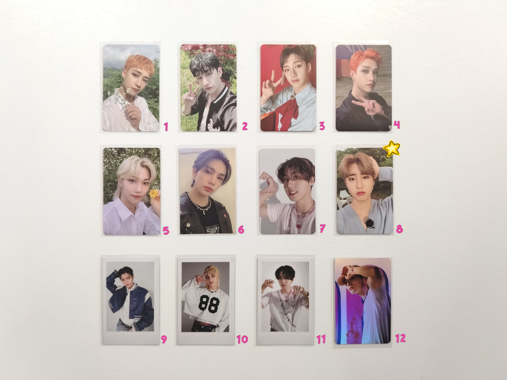 Фотокарты Stray Kids (Микс)