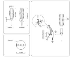 Ambrella Настенный светильник Modern LH55204