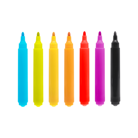 [Пример]Набор цветных фломастеров