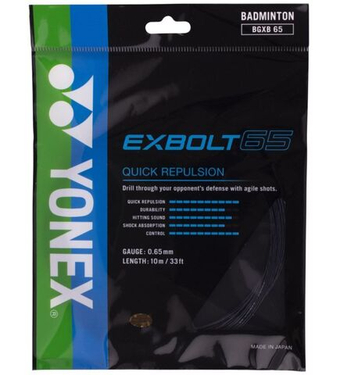 Струны для бадминтона Yonex Exbolt 65 (10 m) - black