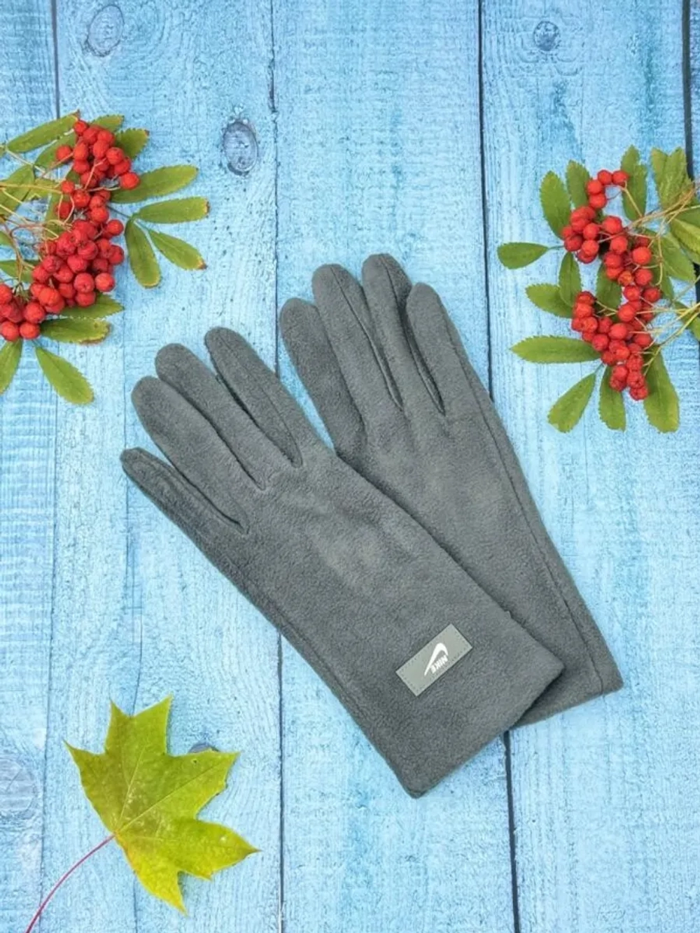 перчатки осенние теплые