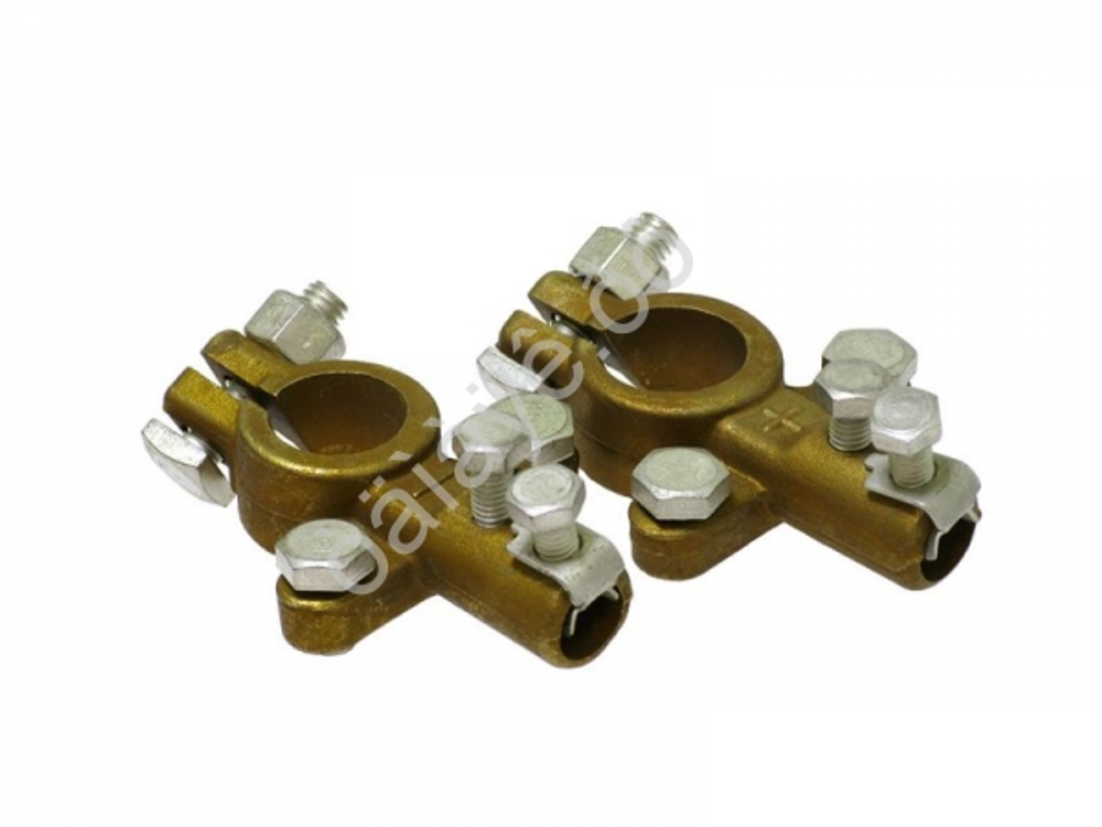 Клеммы АКБ "+-" латунь усиленные ЕВРО 12  (ЗАВОД КП) 29662