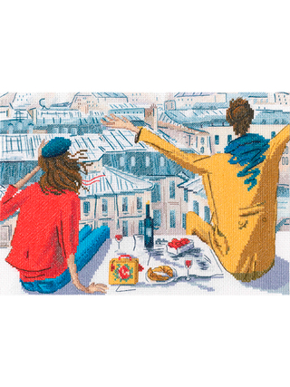 "Ветер крыш"-M860  вышивка