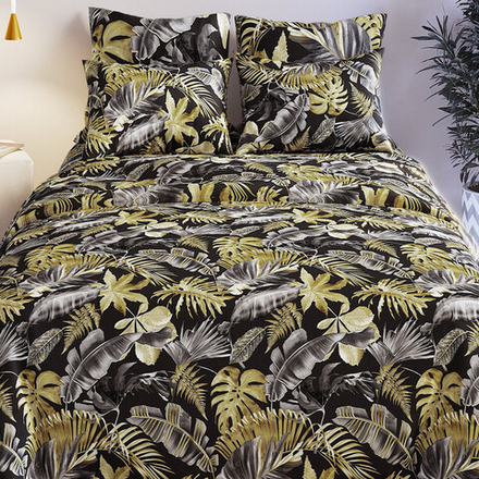 Комплект постельного белья "ВЛ. ЗОЛОТЫЕ ДЖУНГЛИ", бязь Премиум, 100% хлопок, Россия.