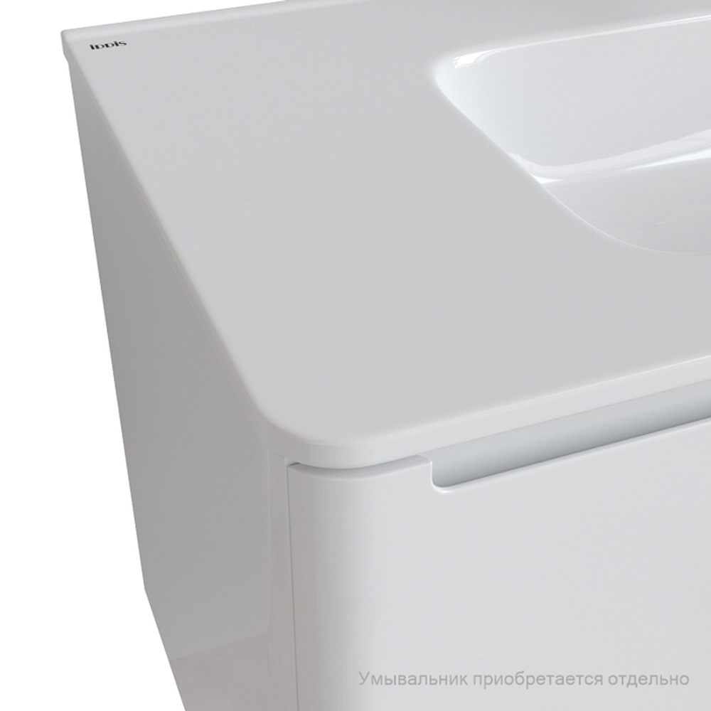 Тумба напольная IDDIS Edifice, белая, 100 см, EDI10WFi95