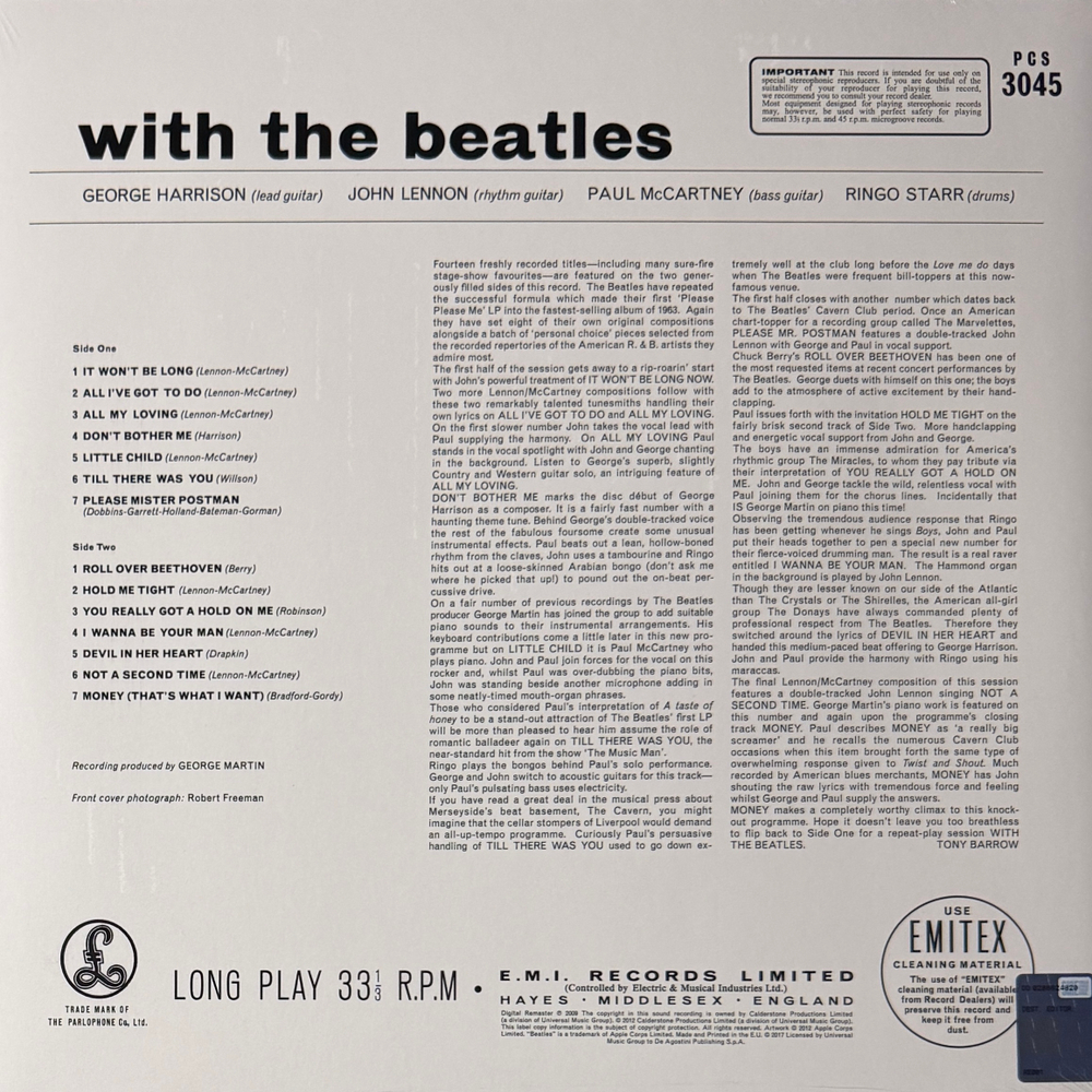 The Beatles – With The Beatles (Италия 2017г.)