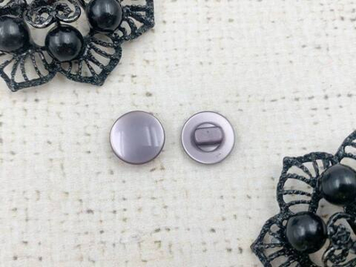 Пуговицы блузочные, d 1,1 см, на ножке, тёмная сирень