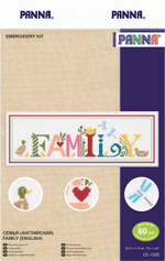 Набор для вышивания "PANNA"CE-7205 "Семья (английский)"