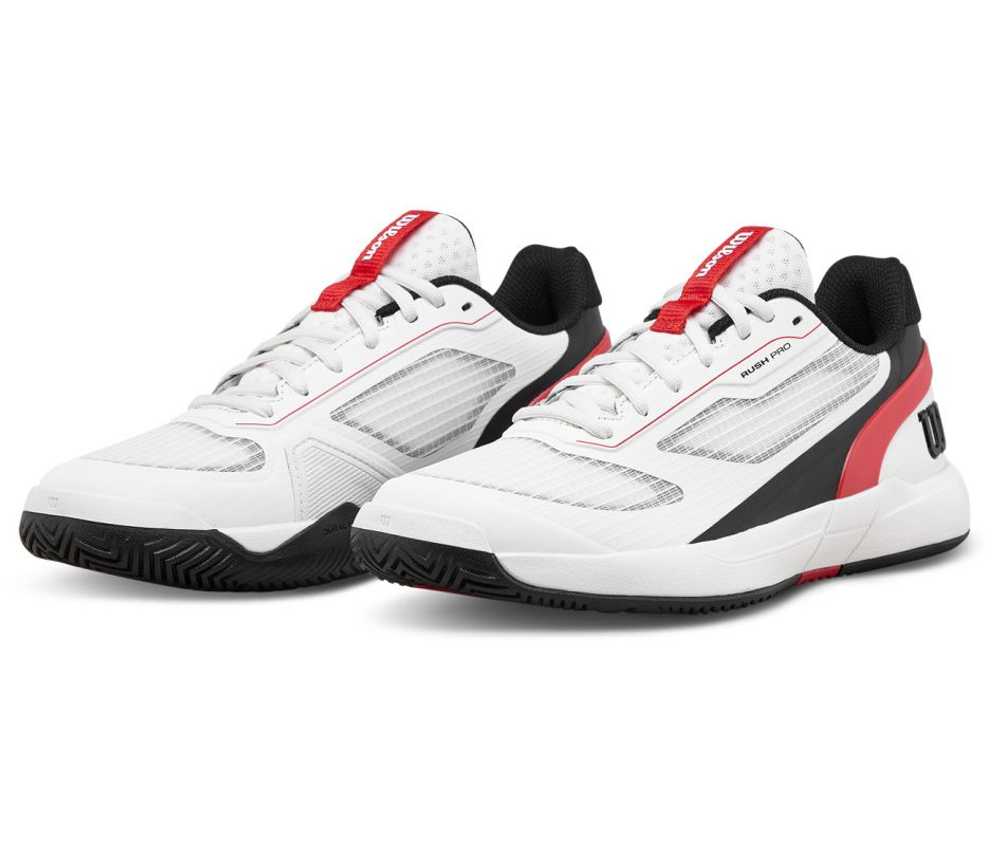 Детские Кроссовки теннисные  Wilson Rush Pro 5 JR - blue/infrared/black