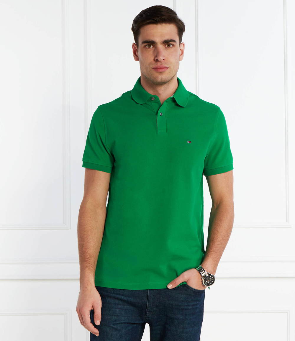 Поло Tommy Hilfiger - зеленый(MW0MW17770)