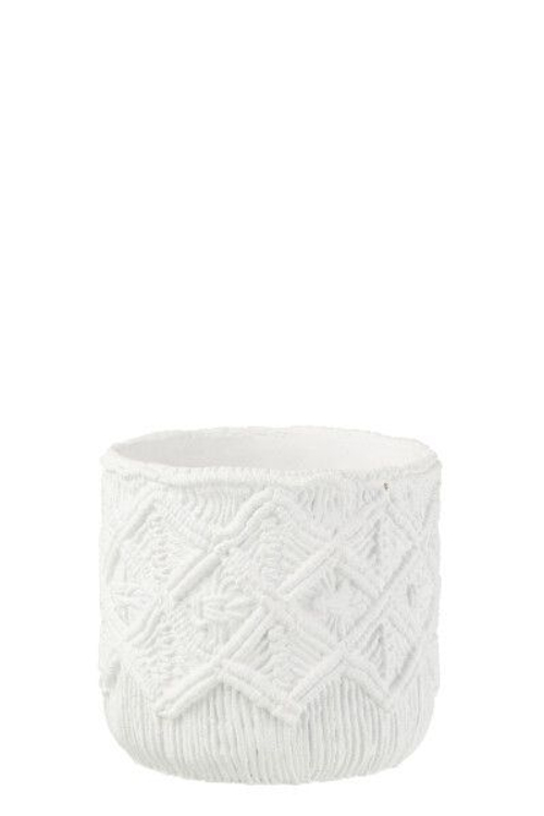 Кашпо "Макраме" 20x20x18см