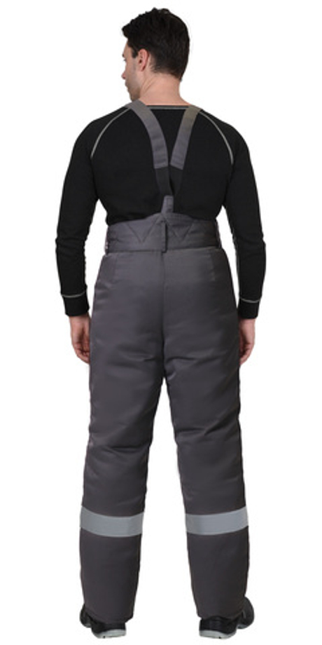 Брюки зимние универсальные тёмно-серые с СОП, тк. Гретта