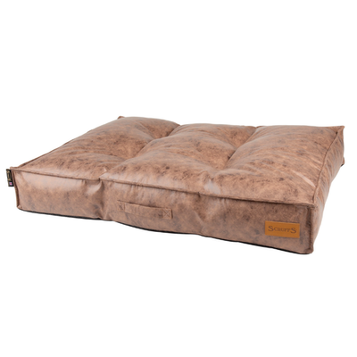 Scruffs матрас для собак "knightsbridge", экокожа, шоколад, 80x60x15см