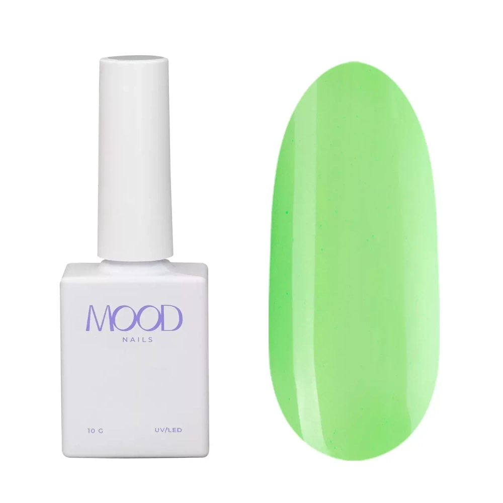 Гель-лак MOODNAIL Glass Green, 10г