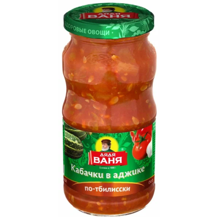 Кабачки в аджике Дядя Ваня 460 гр