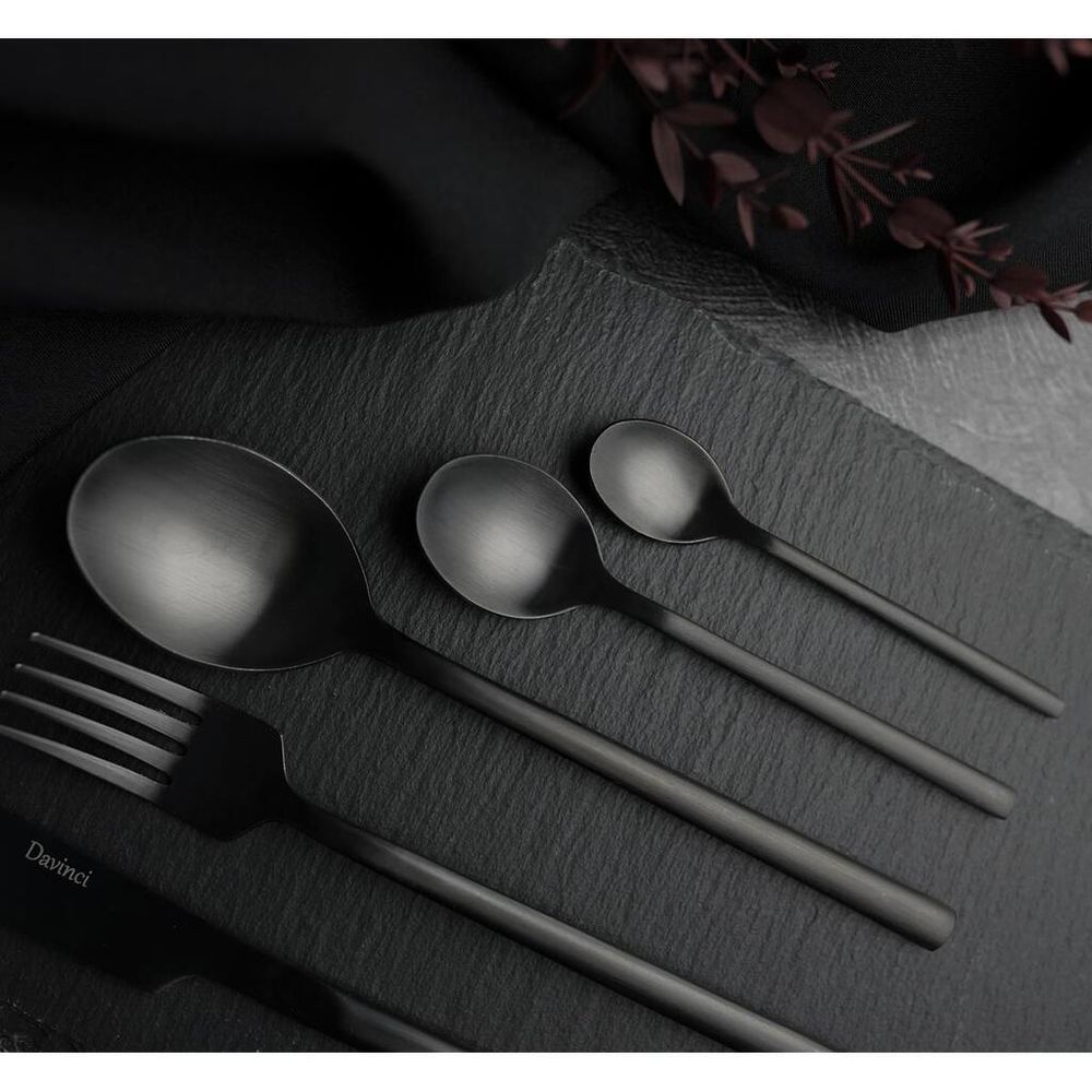 Ложка кофейная 11,5 см Black Sapporo P.L. - Davinci [12]
