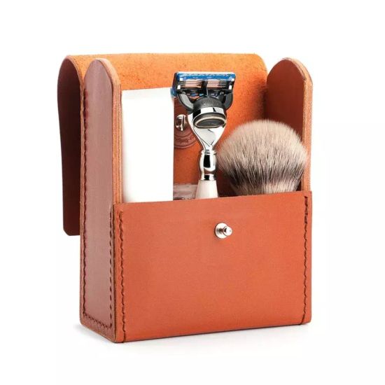 Дорожный чехол MUEHLE, коричневая кожа, без предметов